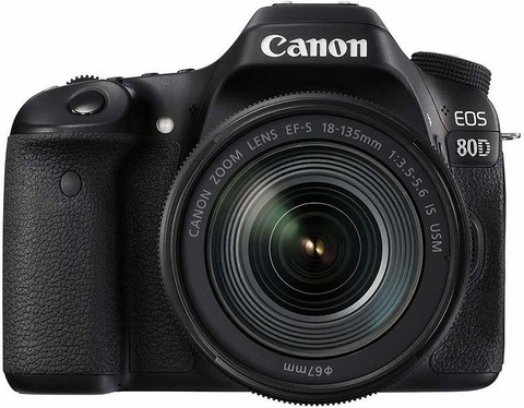 Canon EOS Series EOS 80D DSLR Camera Body with Single Lens: EF-S