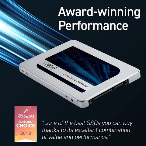 Crucial MX500 500 GB Desktop, Servers Silver SATA Internal Solid