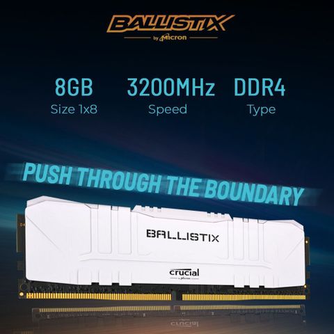 Crucial Ballistix 3200 MHz DDR4 8 GB (Single Channel) PC, Server