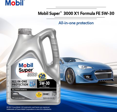 MOBIL Super 3000 X1 Formula FE 5W-30 Fully Synthetic Synthetic