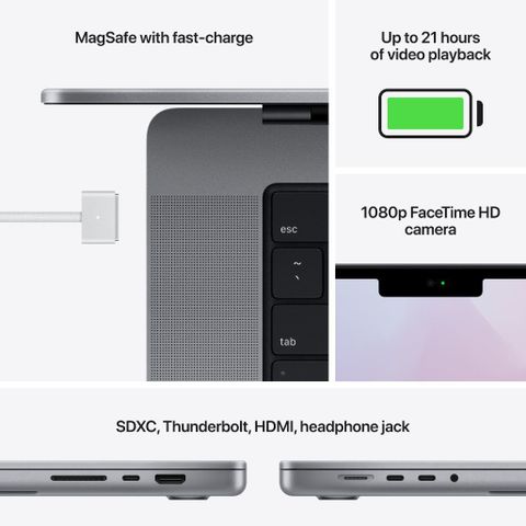 Apple 2021 Macbook Pro M1 Pro - (16 GB/1 TB SSD/Mac OS Monterey