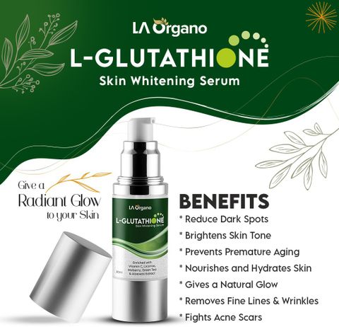 la organo glutathione skin whitening cream L- Cream, Serum, Face & Body Scrub, Gel for Whitening, Brightening & Anti Ageing, Enrich with Vitamin C Price in India PPT - Glutathione – Herbal Size:60 Softgels