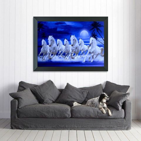 絵画 （8） FRIZZY ARTS seven horse|photo|paintings Digital Reprint 12 inch x