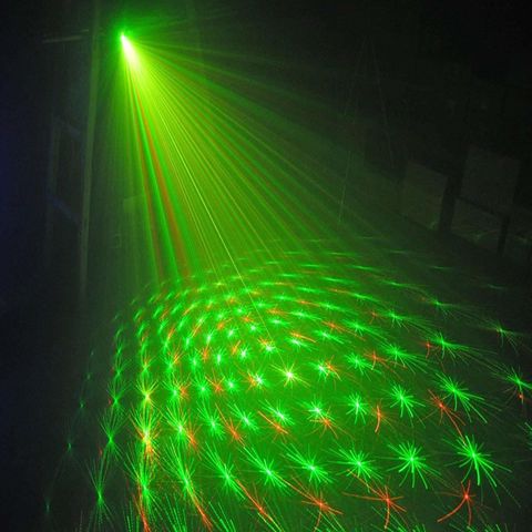 Okxmz Party Mini Laser Projector Stage Lighting Sound Activated