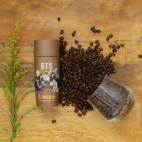 HY BTS Hot Brew Vanilla Latte Gift Set(Drink Coffee And Watch BTS