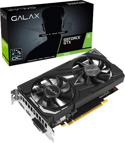 GALAX GTX 1650 EX GDDR6 4 GB NVIDIA Chipset 128 bit 1485 MHz