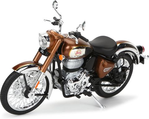 ROYAL ENFIELD J1A Scale Model Chrome Bronze Car Hanging Ornament