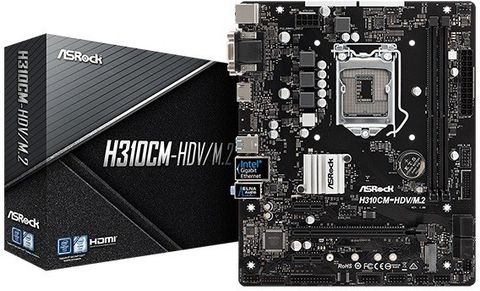 ASRock H310CM-HDV/M.2 LGA1151Socket Micro-ATX Intel H310 Chipset