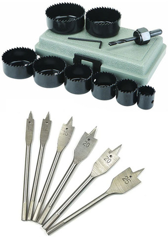Kshivi Big Holesaw 010 Drill Bit Set 11Pcs Hole Saw Set Drill Bit