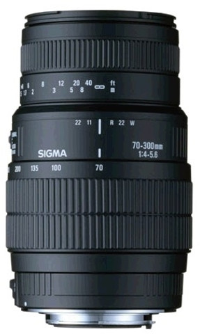 SIGMA 70 - 300 mm F4-5.6 DG Macro Telephoto Zoom Lens - SIGMA