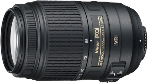 Nikon AF-S NIKKOR 55-300mm VR マクロレンズ セット NIKON AF-S DX NIKKOR 55 - 300 mm f/4.5-5.6G ED VR Telephoto Zoom