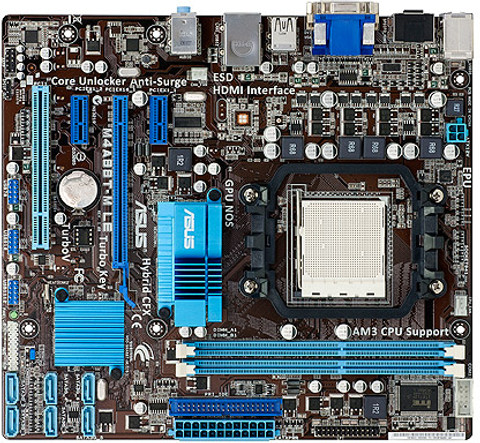 ASUS M4A88T-M LE AM3Socket Micro-ATX AMD 880G Chipset DDR3