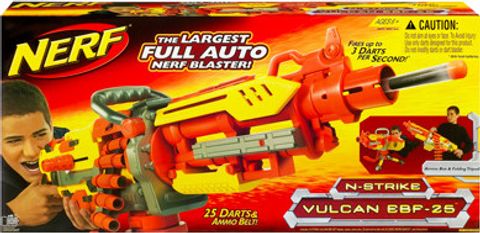 トイガン NERF N-STRIKE VULCAN EBF-25 Hasbro Nerf N-Strike Vulcan EBF-25 Blaster Guns & Darts - Nerf N