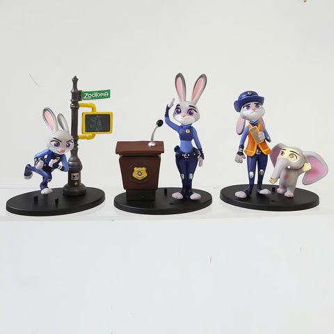 RVM Toys Zootopia Action Figure Set Nick Wilde Judy Hopps