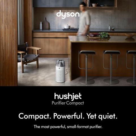 Dyson Hushjet Purifier Compact-HJ10 Removes 99.97% of pollutants