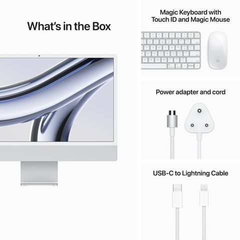 Apple iMac M3 (8 GB Unified/512 GB SSD/macOS Sonoma/24 Inch Screen