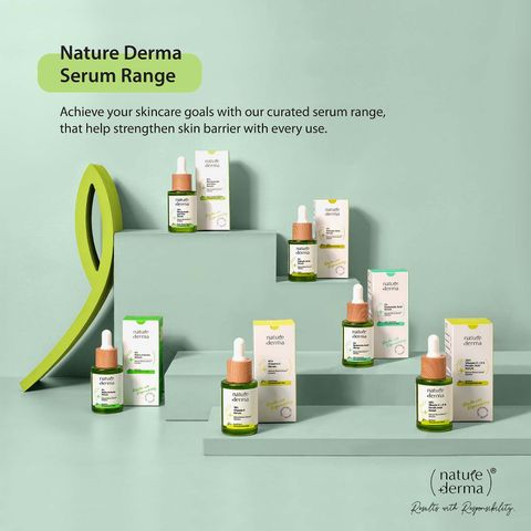 Derma Booster & Derma Serum セット Nature Derma 10% Niacinamide & Zinc Serum with Natural Biome-Boost