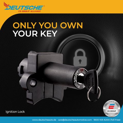 deutsche Ignition Cum Steering Lock Compatible With Bajaj Pulsar
