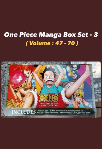 One Piece Box Set 3: Thriller Bark to New World: Volumes 47-70