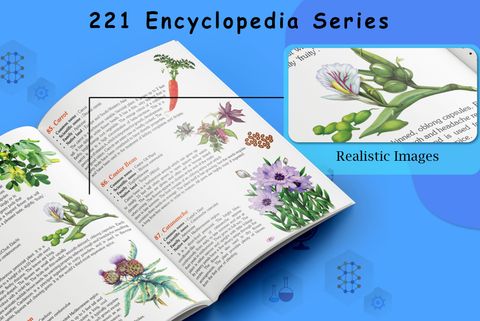 221 Plants Encyclopedia Book For Kids : Learning Books For Young