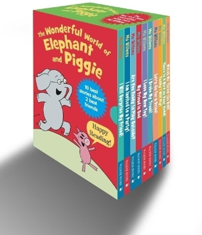 【英語教育】Elephant & Piggie 絵本10冊セット The Wonderful World of Elephant and Piggie (10 books): Buy The