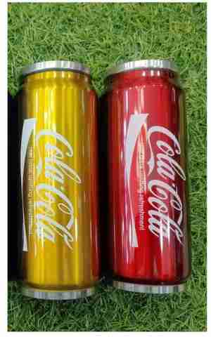 Barkati Coca cola bottle-Red Yellow 500 ml Steel Sipper - Buy