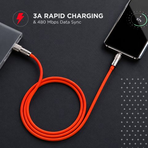 NOZLER Original C to C 120W Super Fast Charging Cable with Power Meter - Image 4