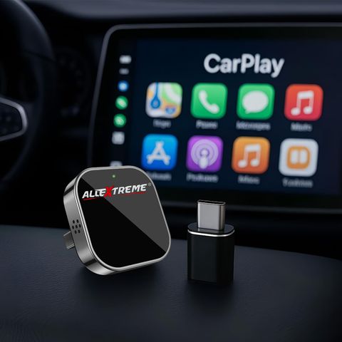 ALLEXTREME 2-in-1 Wireless CarPlay Adapter Convert Wired Android