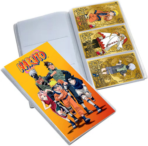 【未開封】NARUTO カードホルダー3 SALPITOYS 3 Pocket with 26 Pages Card Binder Naruto Card holder