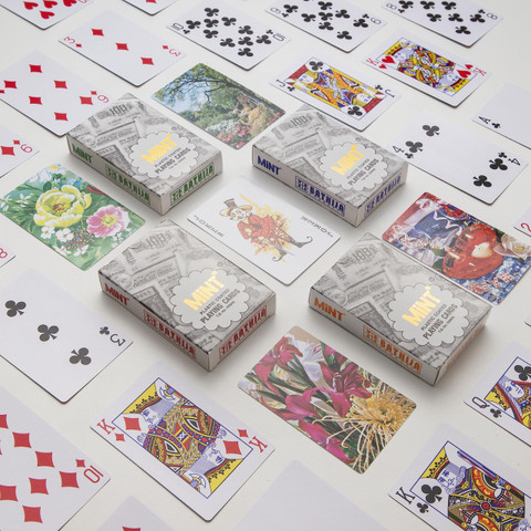 Mint Paper Playing Cards, Bridge Size, All Ages Used for Card