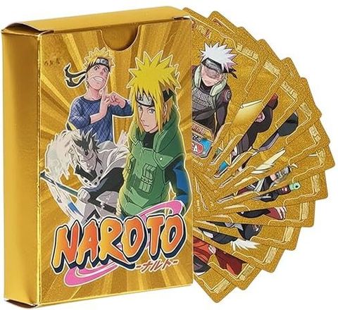 kartkaro NARUTO SSET OF 40 (10 PC EACH OF GOLD , SILVER , BLACK