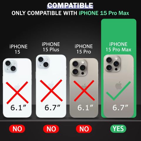 XYNOZ Back Cover for iPhone 15 pro max |Convert to 17 pro /17 Pro