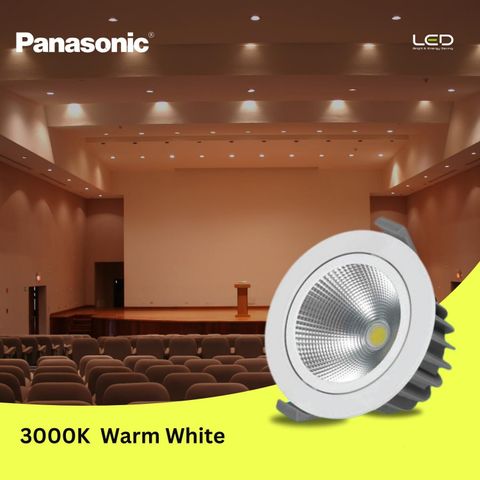Panasonic SWIVEL LED SPOT Light 6W, PDLM40063-3000K/WW, Pack of 2