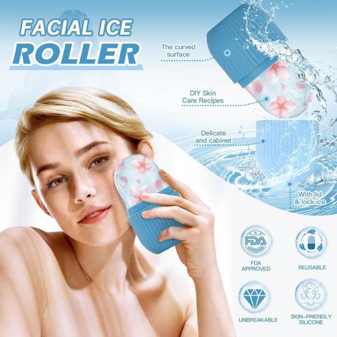 Kwaanie Silicone Body Scrubber & Ice Face Roller Combo Set Price
