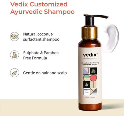 Vedix Dry Hair Care Combo with Shampoo & Hair Growth Serum, 150ml