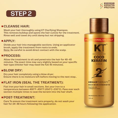 KEHAIRTHERAPY Coco Keratin Home Starter Kit Hair Treatment Set
