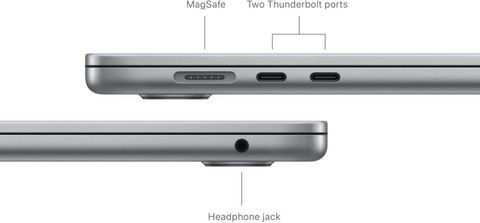 Apple MacBook Air M3 - (8 GB/256 GB SSD/macOS Sonoma) MRXN3HN/A Rs