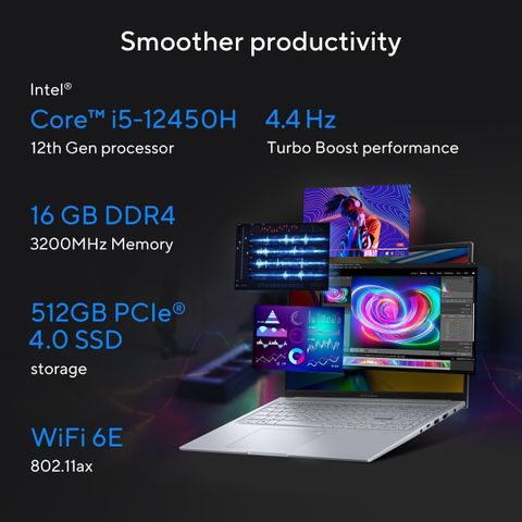 ASUS Intel Core i5 12th Gen - (8 GB/512 GB SSD/Windows 11 Home/4