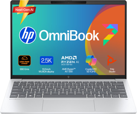 HP OmniBook 7 Aero (Previously Pavilion) AMD Ryzen AI 7 Octa Core