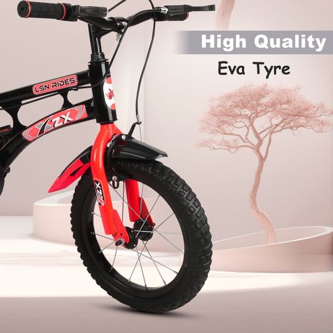 Xaipro 14t Premium Quality XZX Cycle ( RED ) FOR 2 TO 5 YEARS KIDS