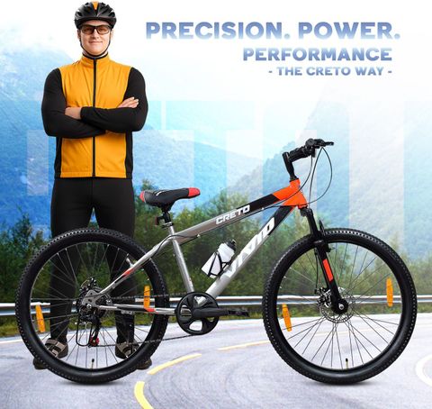 VIVID Creto 24T Multispeed Cycle for Men with Front Suspension