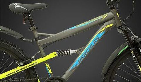 HUNTER×HUNTER HERCULES Black Hunter ZX 26 Grey_I1 26 T (inch) Mountain Cycle