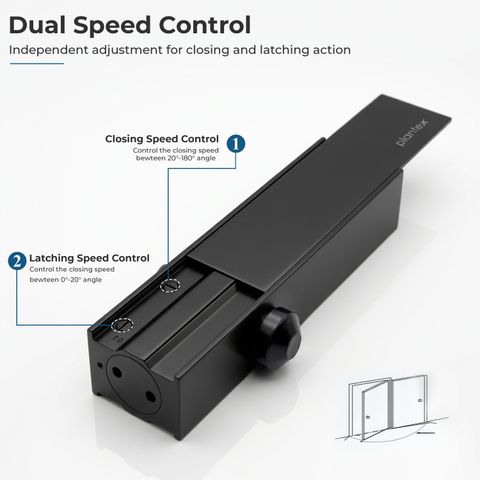 Plantex Surface Mounted Door Closer Price in India - Buy Plantex