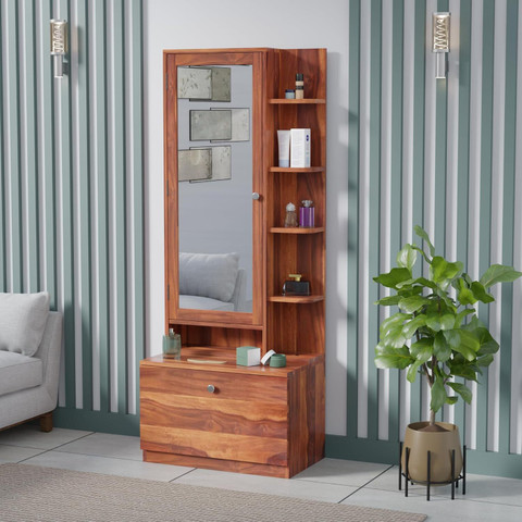 dressing table design indian Green pearl Green pearl Solid Sheesham Wood with Mirror and Storage Solid Wood Dressing Table Price in India COLORS:BLACK/SILVER Stylish Powder Blue White Women's Scoop Neck Denim