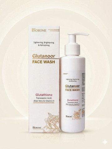 glutathione with aloe vera peeling cream benefits Biorome Glutathione, Tranexamic Acid, & Vitamin E | Skin Brightening & Deep Cleansing | Spot Removal and Detan I Suitable for All Skin Types Face Wash سيروم ببانثينول للبشرة