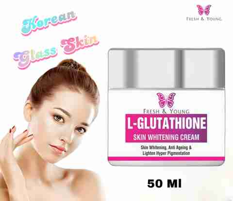 korean l-glutathione Fresh & Young L- Glutathione Cream for Skin Whitening, Glass Skin with Vitamin C Price in India Lifestyle, Oxidative Stress, and