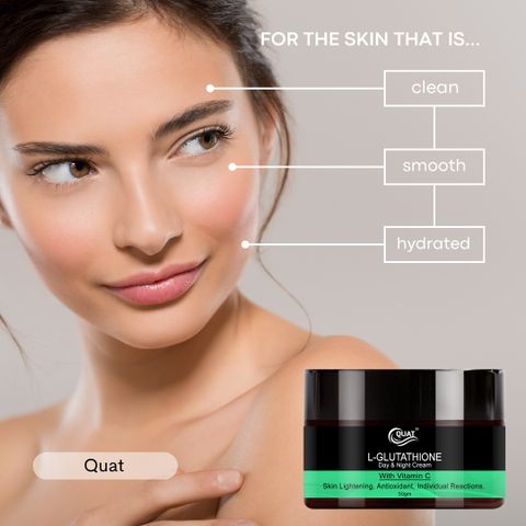 QUAT L-Glutathione and Vitamin C Infused Face Cream: Brightening & Anti-Aging Price in India