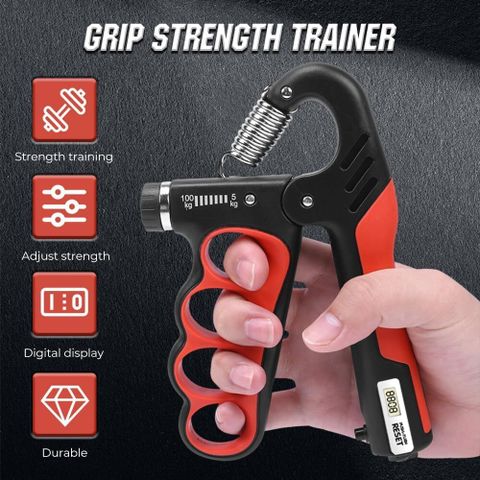 Jais Adjustable Hand Gripper(5kg–100kg)|Gripper 60kg,100kg|Metal