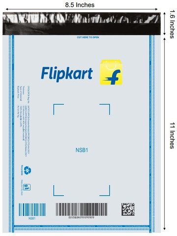 Flipkart Security Bag LDPE NSB1 11 inch x 8.5 inch Price in India