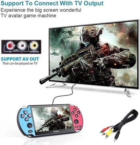 TECHZONE X7 Plus 5.1 PSP 8G psp Console 2000 Games Retro Video TECHZONE X7 Plus 5.1 PSP 8G psp Console 2000 Games Retro Video